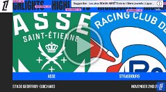 Résumé du match ASSE - Strasbourg